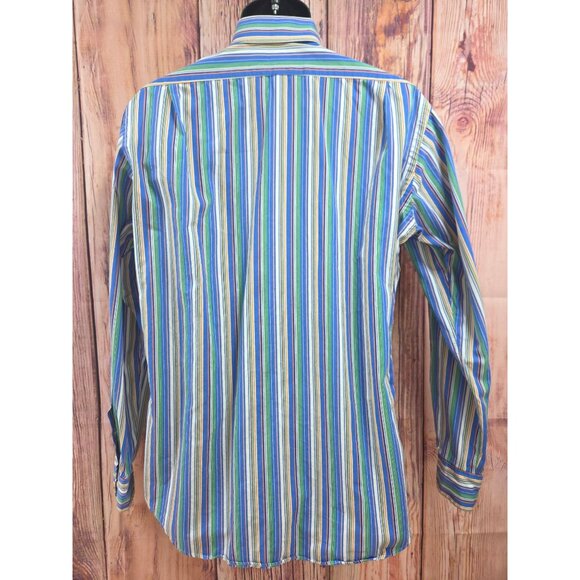 Polo Ralph Lauren Regent Classic Fit Striped Dress Shirt Medium - Picture 2 of 6
